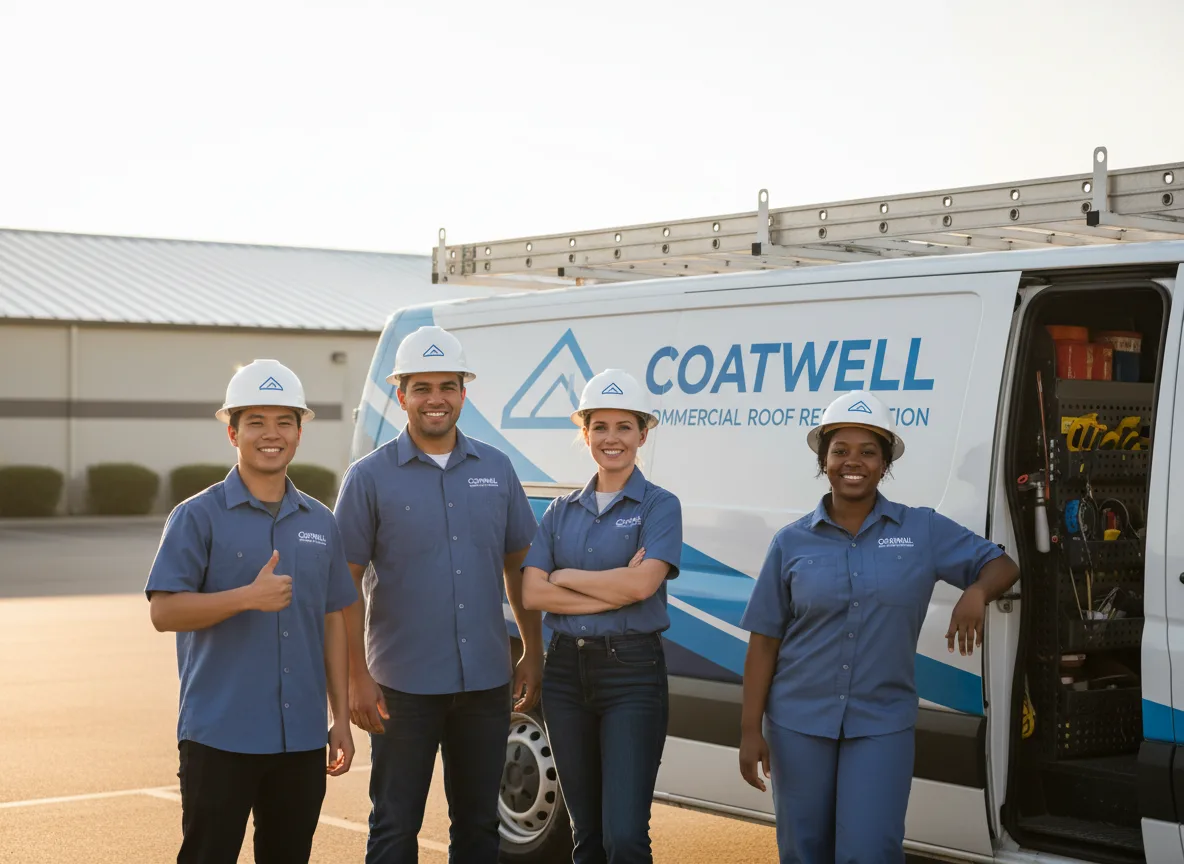 Commercial roof coating company in Huddy, KY